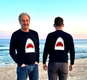 REMY Shark - MEN39s - Cashmere sweater REMY Creations at Remy