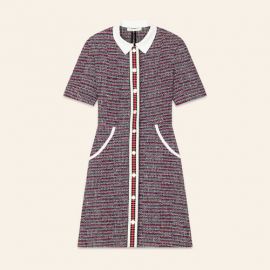 RENATELLE Tweed dress at Maje