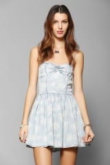 RES Denim Sunflower Sweetheart Dress at Urban Outfitters