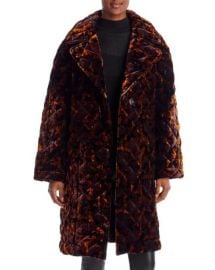 RHODE Ezra Floral Velvet Quilted Coat Bloomingdales at Bloomingdales