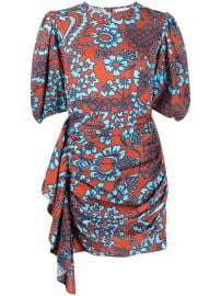 RHODE Pia floral-print Mini Dress - at Farfetch