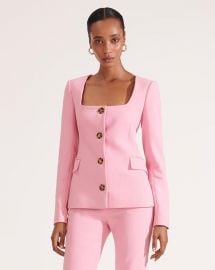 RIA COLLARLESS JACKET at Veronica Beard