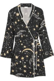 RIXO London   Iris printed crepe wrap dress at Net A Porter