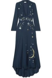 RIXO London   Margo embellished embroidered georgette midi dress at Net A Porter