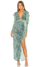 ROCOCO SAND Irene Gown in Green at Revolve