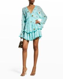 ROCOCO SAND Tala Short Ruffle Dress at Neiman Marcus