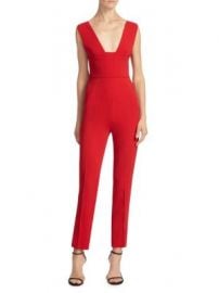 ROLAND MOURET - LOWLE PLUNGING JUMPSUIT at Saks Off 5th