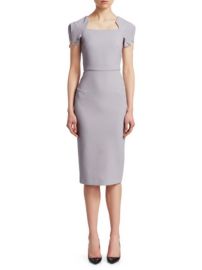 ROLAND MOURET - ROYSTON WOOL SHEATH DRESS at Saks Fifth Avenue