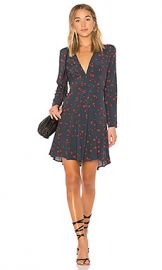 ROLLA S Dancer Wrap Dress in Navy Galaxy from Revolve com at Revolve