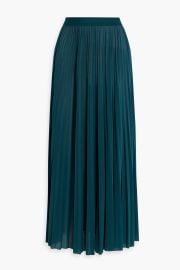RONNY KOBO Mist pleated stretch-crepe maxi skirt at The Outnet