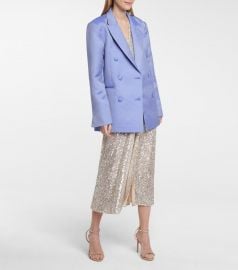 ROTATE BIRGER CHRISTENSEN - Fox jacquard blazer at Mytheresa