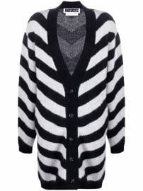 WornOnTV: Lisa’s black and white striped cardigan on And Just Like That ...