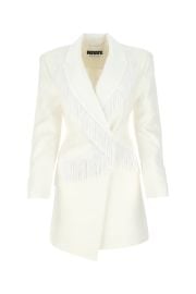 ROTATE Shannon Fringe-Detailed Blazer Dress ndash at Cettire