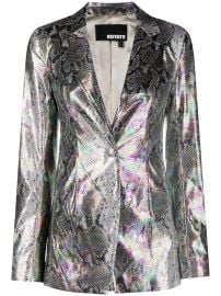 ROTATE snake-print single-breasted Blazer - at Farfetch