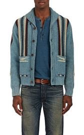 RRL Folkloric-Striped Cotton-Blend Cardigan at Barneys