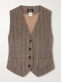 RRL Wool and cotton-blend vest at Net a Porter