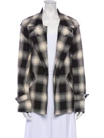 RTA Denim Plaid Blazer at The Real Real