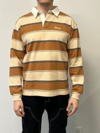 RUGBY SHIRT - BEIGE BROWN BUNGALOW at Bungalow