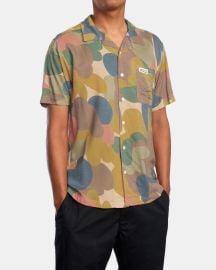 RVCA Mel G Floral Short Sleeve Shirt at RVCA