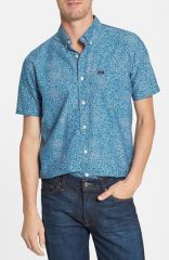 RVCA and39Thatand39ll Doand39 Slim Fit Short Sleeve Print Shirt at Nordstrom