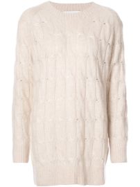 RYAN ROCHE oversized cable knit sweater Garmentory at Garmentory