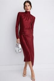 Rabanne Draped Midi Skirt at Rent the Runway