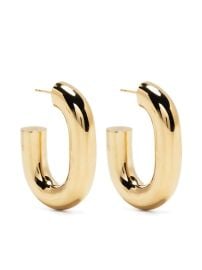 Rabanne XL Link hoop earrings at Farfetch