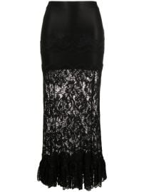 Rabanne floral-lace Midi Skirt - at Farfetch