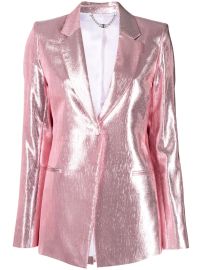 Rabanne metallic-effect single-breasted Blazer - at Farfetch