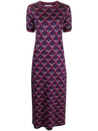 Rabanne short-sleeve graphic-print Dress - at Farfetch