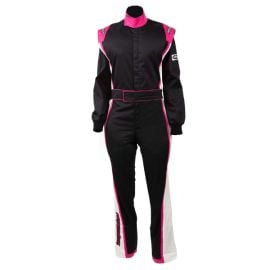 Racechick - FIERCE Women39s Auto Racing Suit SFI 32A1 BlackPink at Racechick