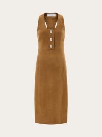 Racer back dress with Hug buckle detail at Ferragamo