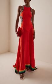 Racerback Cotton-Blend Maxi Tank Dress By Christopher John Rogers at Moda Operandi