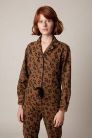 Rachel Antonoff ZIGGY Jumpsuit Cheetah Animal Print Brown XS 298 Boiler Suit eBay at eBay