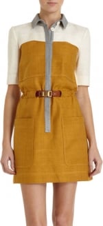 Rachel Bilsons yellow dress at Barneys