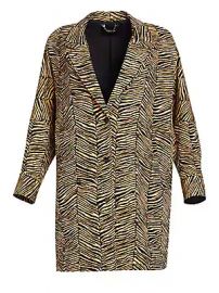 Rachel Comey - Baby Zebra Jacquard Cocoon Coat at Saks Fifth Avenue