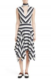 Rachel Comey Stripe Cutout Dress at Nordstrom