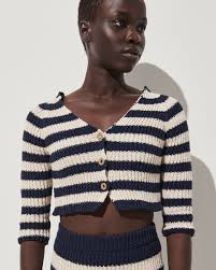 Rachel Comey Tavira Cardigan - Navy at Garmentory