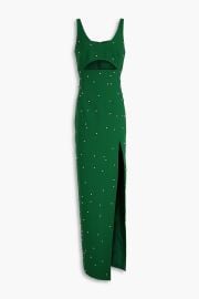 Rachel Gilbert Aliyah cutout crystal embellished crepe gown at The Outnet