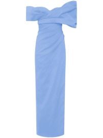 Rachel Gilbert Gia Gown Dress Blue at Farfetch