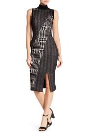 Rachel Rachel Roy   Mixed Pattern Jacquard Dress   Nordstrom Rack at Nordstrom Rack