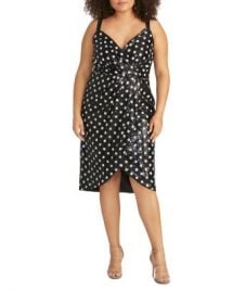 Rachel Roy Plus Faye Sequined Polka-Dot Dress Women -  Plus - Bloomingdale s at Bloomingdales