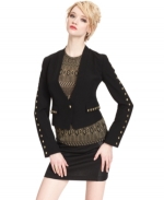 Rachel Roy Studded Cropped blazer at Macys at Macys