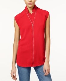 Rachel Roy Zip Front Top at Macys