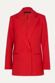 Rachel Zoe - Giorgia double-breasted canvas blazer at Net A Porter