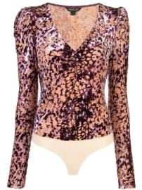 Rachel Zoe Animal Print Bodysuit - Farfetch at Farfetch