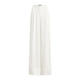 Rachel Zoe Lee Pinstriped Crepe Wide Leg Pants at Net a Porter