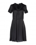 Rachels black dress at Yoox