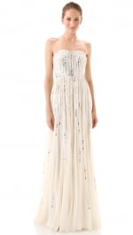 Rachel's gown on Glee at Shopbop