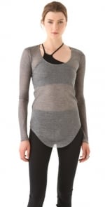 Rachels grey tee on Glee at Shopbop